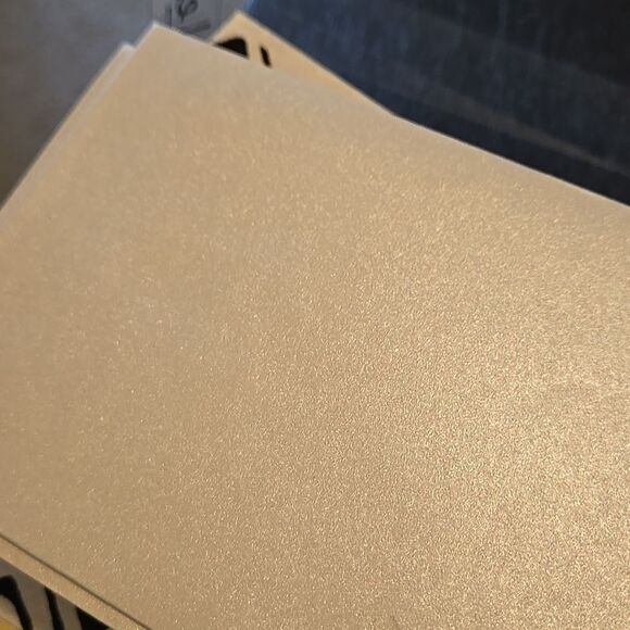 Black Cream Patterned Cards Envelopes Yellow Inside Blank Stationary Note Thanks - Picture 8 of 15